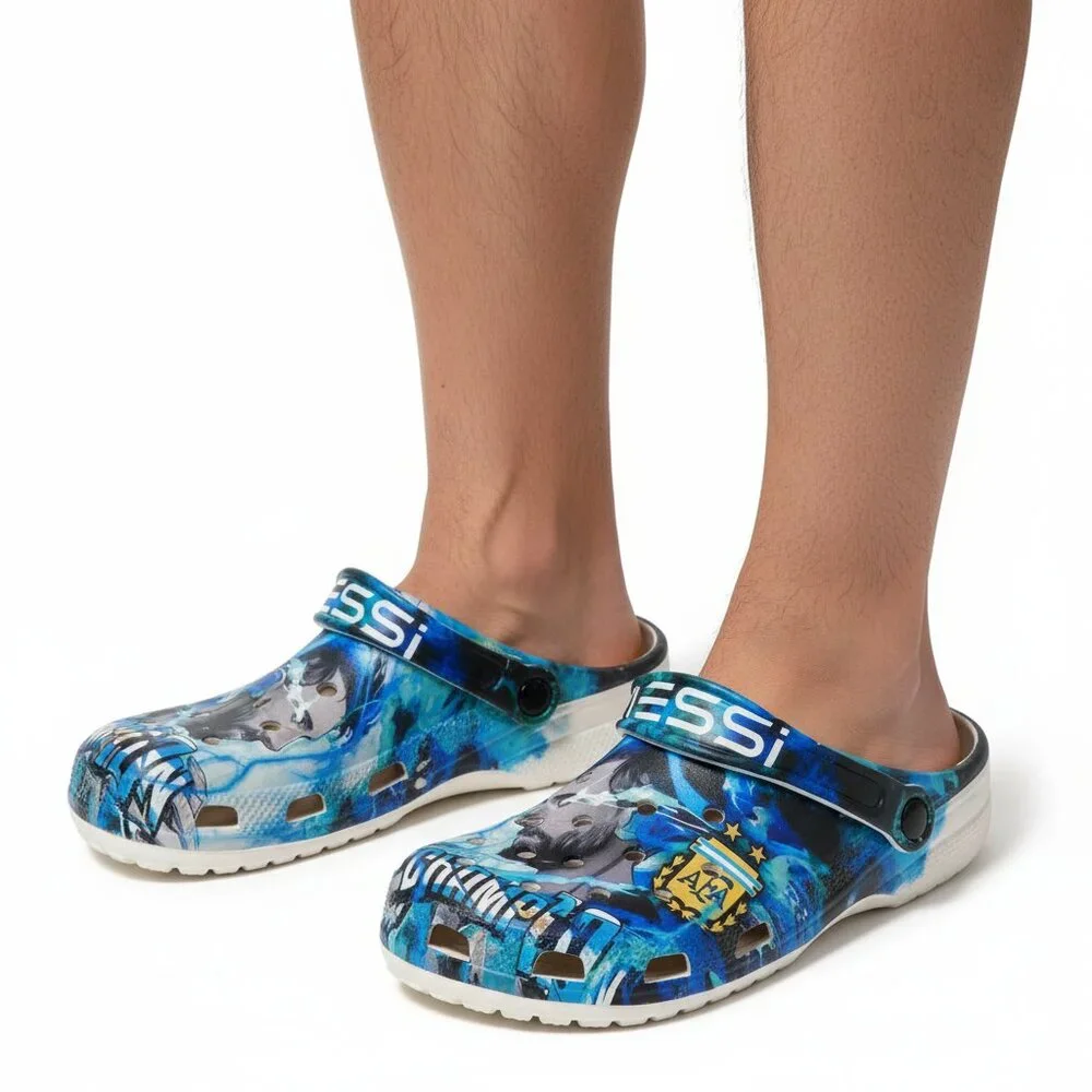 Lionel Messi Champions‎ Unisex Waterproof Clog Shoes Multicolor Casual 10.5 44